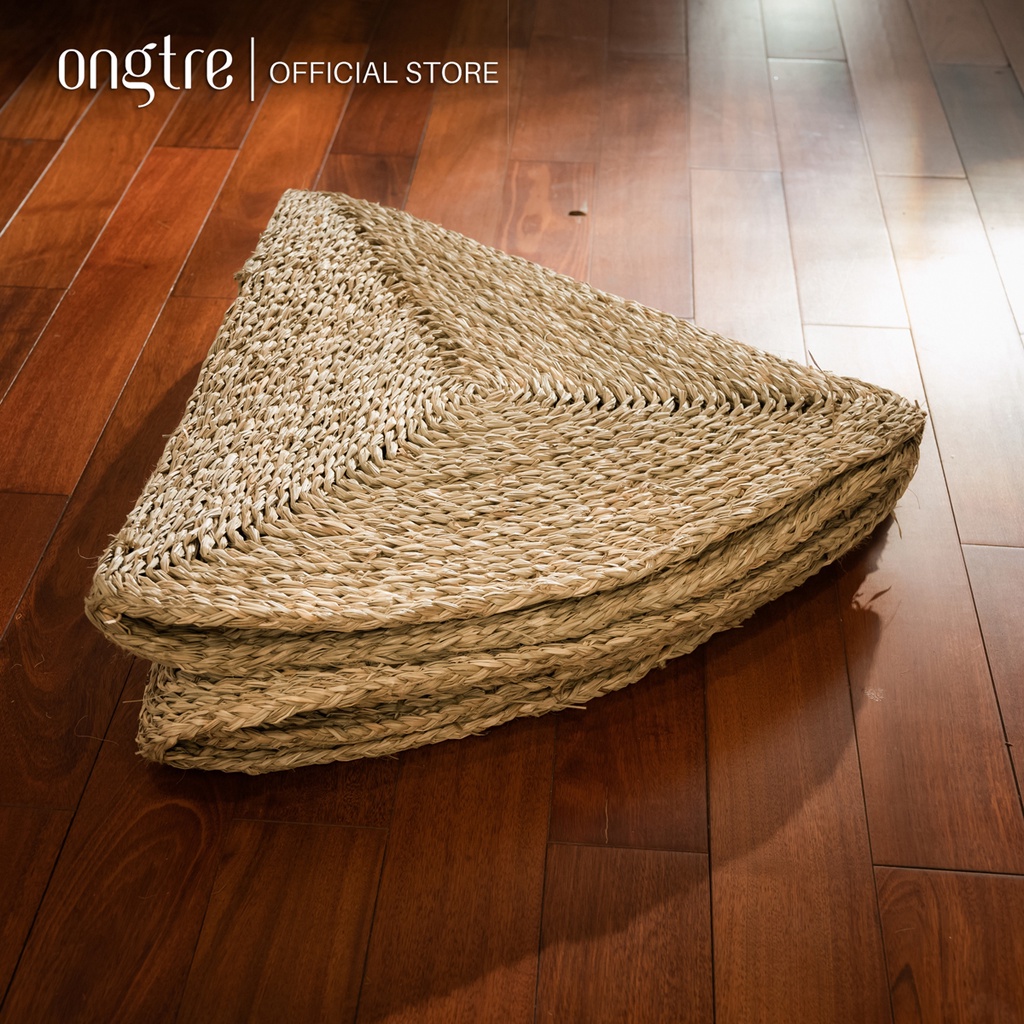 Thảm Cói Hình Sao ONGTRE 100/120/150/180cm - Thảm Trải Sàn Decor, Trang Trí Phòng Khách, Chụp Ảnh, Handmade