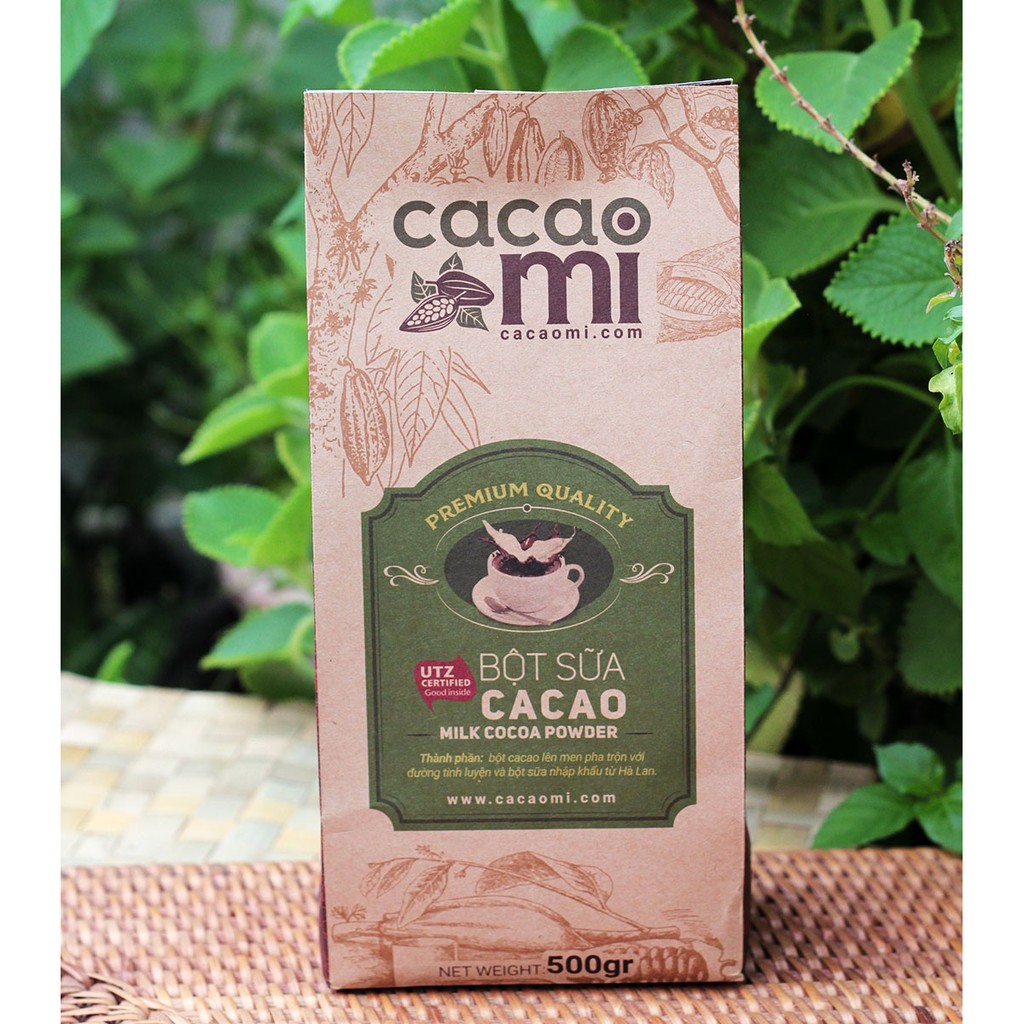 Ảnh Bột ca cao sữa hoà tan 3in1 CACAOMI vị ngọt dịu thức uống sô cô la đậm đà cacao nguyên chất 500g/1kg 2