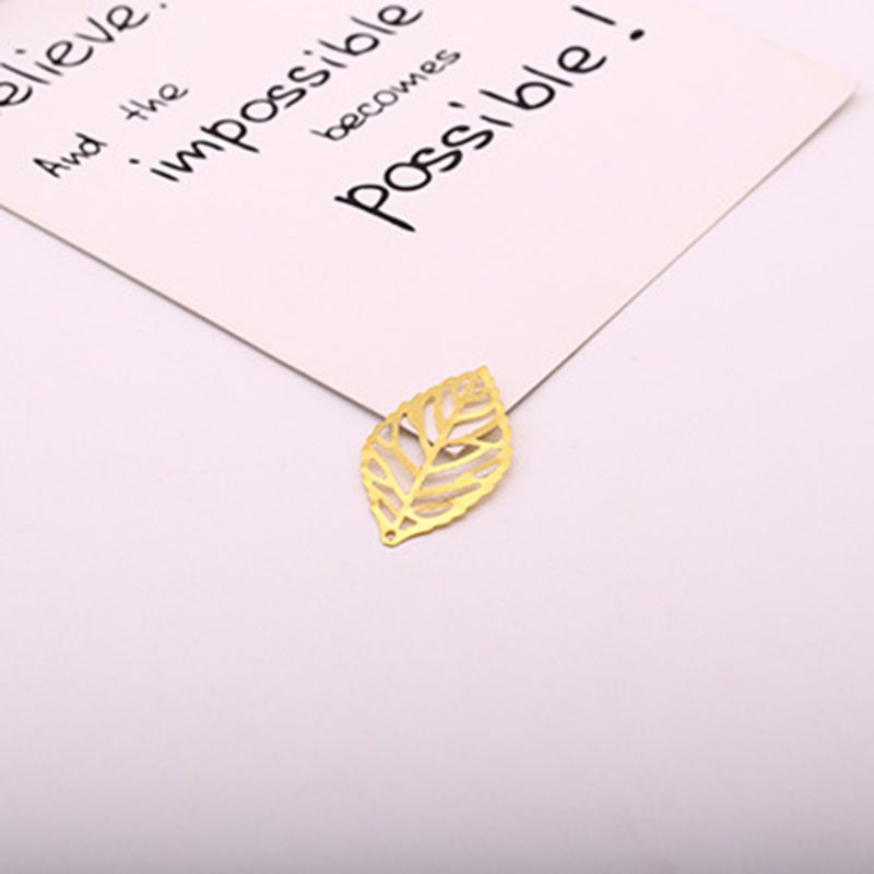 [SUIT] 100 Chiếc Mặt Dây Chuyền Khung Lá Rỗng Cài Đế Cabochon Cho Khung Chìa Khóa Mặt Dây Chuyền Viền Cài Đặt DIY Nhựa UV Quyến Rũ