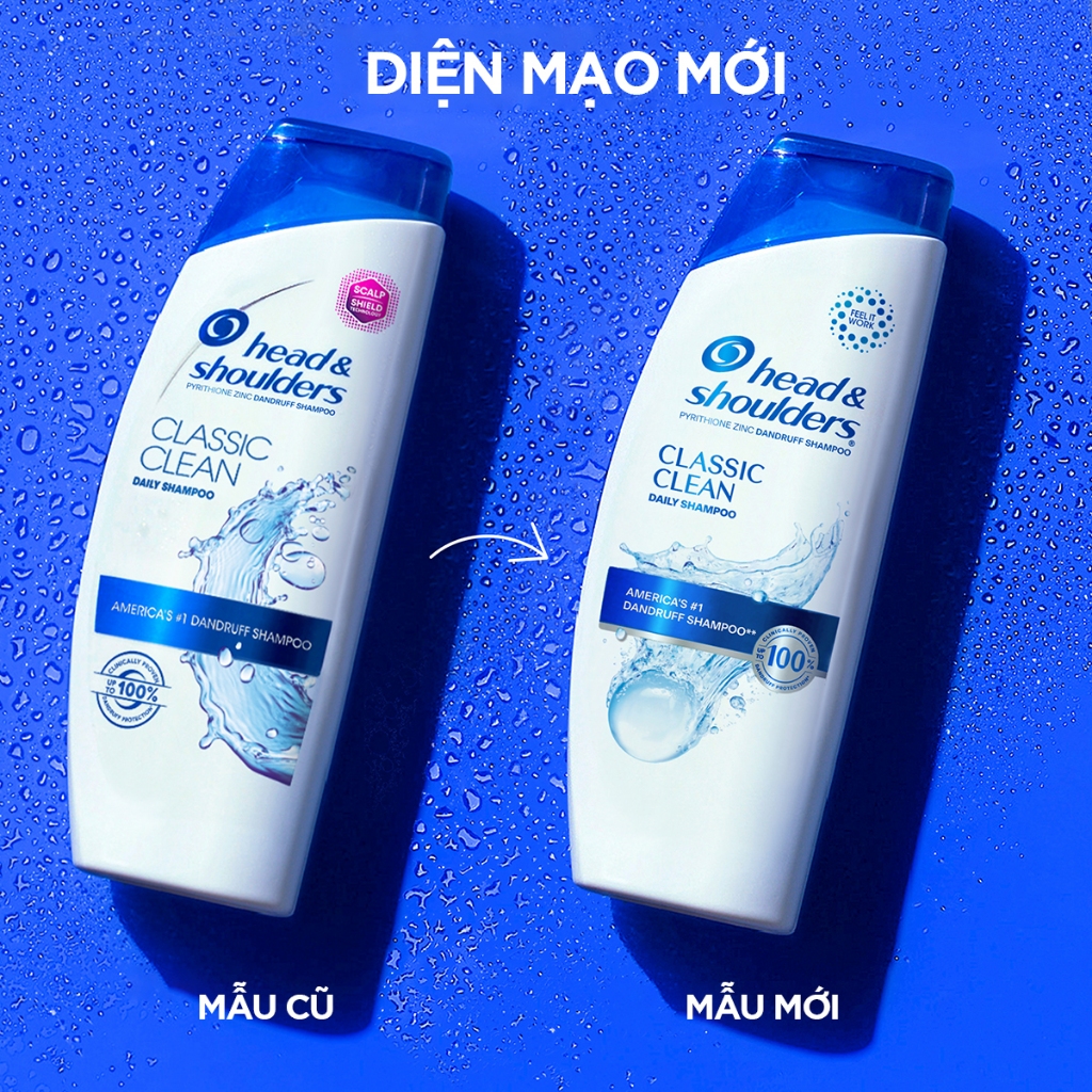 Ảnh Dầu Gội Sạch Gàu HEAD & SHOULDERS Mỹ Sạch Sâu/ Dành Cho Da Đầu Khô - Chai 370ML 4