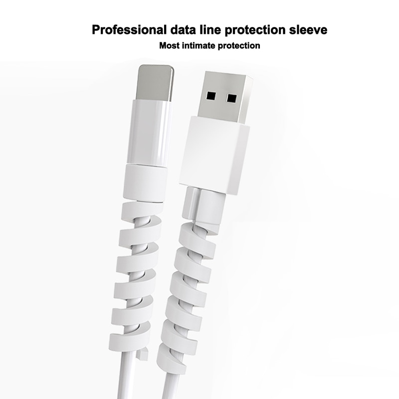 Set 2 Đầu Bọc Bảo Vệ Dây Cáp Sạc USB Tiện Dụng
