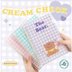 SỔ CÒNG NHỰA DẺO CREAM CHECK