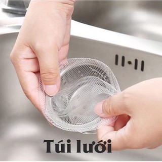 Túi lọc rác bồn rửa bát, Túi lưới gắn chậu rửa bát