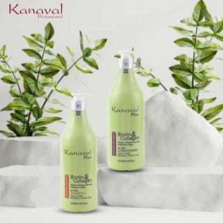 Cặp Dầu Gội Xả KANAVAL Hương Nước Hoa Ngăn Ngừa Gàu - Hỗ Trợ Giảm Rụng Tóc và Kích Thích Mọc Tóc 750ml x2