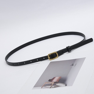 Thắt lưng da nữ, dây nịt da thật, bản nhỏ, váy đầm 1.3cm W38