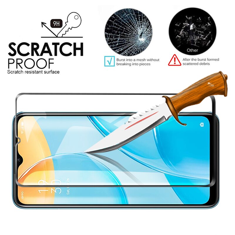 Kính Cường Lực 2 In1 Cho OPPO A15 Camera Sau Ống Kính Bảo Vệ Phim Cho OPPOA15 A 15 Tấm Bảo Vệ Màn Hình Mặt Trước Phim