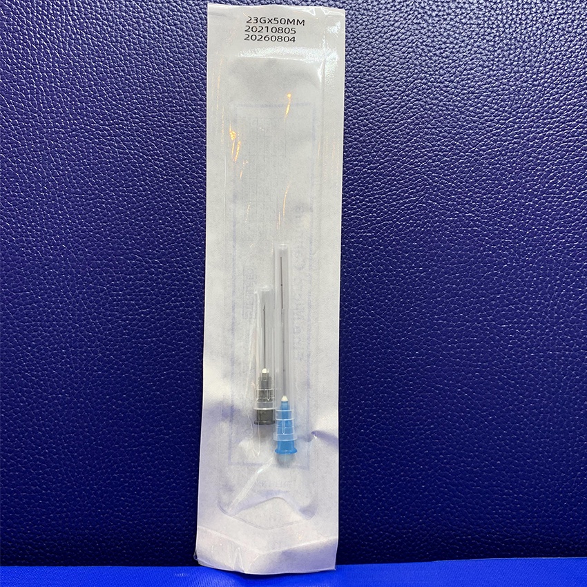 Kim đầu tù tiêm Filler HA cấy mỡ có sẵn kim mồi TIME MACHINE Cannula 23G size 50mm cao cấp