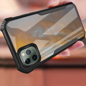 iPhone 11 hoặc Pro hoặc Pro Max Xs Max XR X 6 6s 7 8 Plus PC + TPU Ốp lưng trong suốt 360 chống sốc quân sự hai lớp