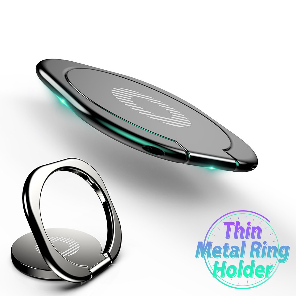 Giá đỡ nhẫn kim loại 360 độ Giá đỡ điện thoại di động đa năng từ tính iphone