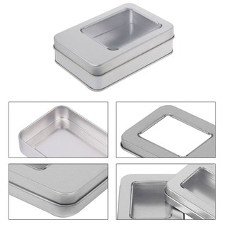 Hộp thiếc đựng đồ đa năng tiện dụng kèm nắp đậy