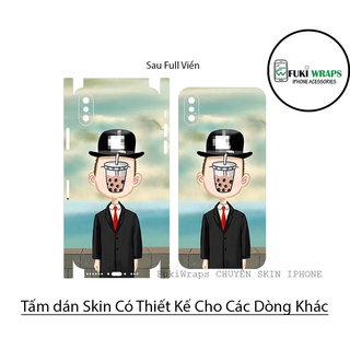 Tấm dán Skin Mặt Sau FULL VIỀN Dành Cho 13 Pro Max ,12 Pro Max ,11 Pro Max ,X , XS, XR ,XS MAX - FukiShop