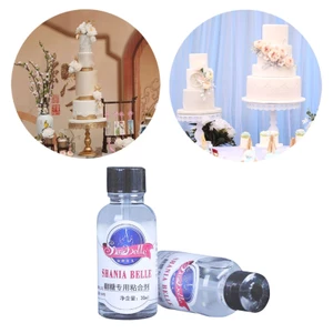 Cc 30ml Keo dán Fondant An toàn ăn được Keo thủ công cấp để trang trí bánh Cupcake