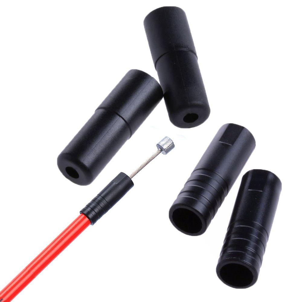 NKSFX 50 / 100 Chiếc Vỏ Cáp Ngoài 4 / 5 Mm MTB Xe Đạp Phụ Kiện Mũ Nhựa Đầu Uốn