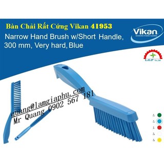 Hand Brush XL, 240 mm, Very hard, Blue 38923