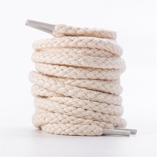 Dây Giày Vải Cotton Lanh Kiểu Dáng Cổ Cao 8mm Mẫu Mới Dành Cho Nam Và Nữ