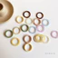 🌺xinyia🌺 Nhẫn Nhựa Resin Mini 17mm Nhiều Màu Sắc