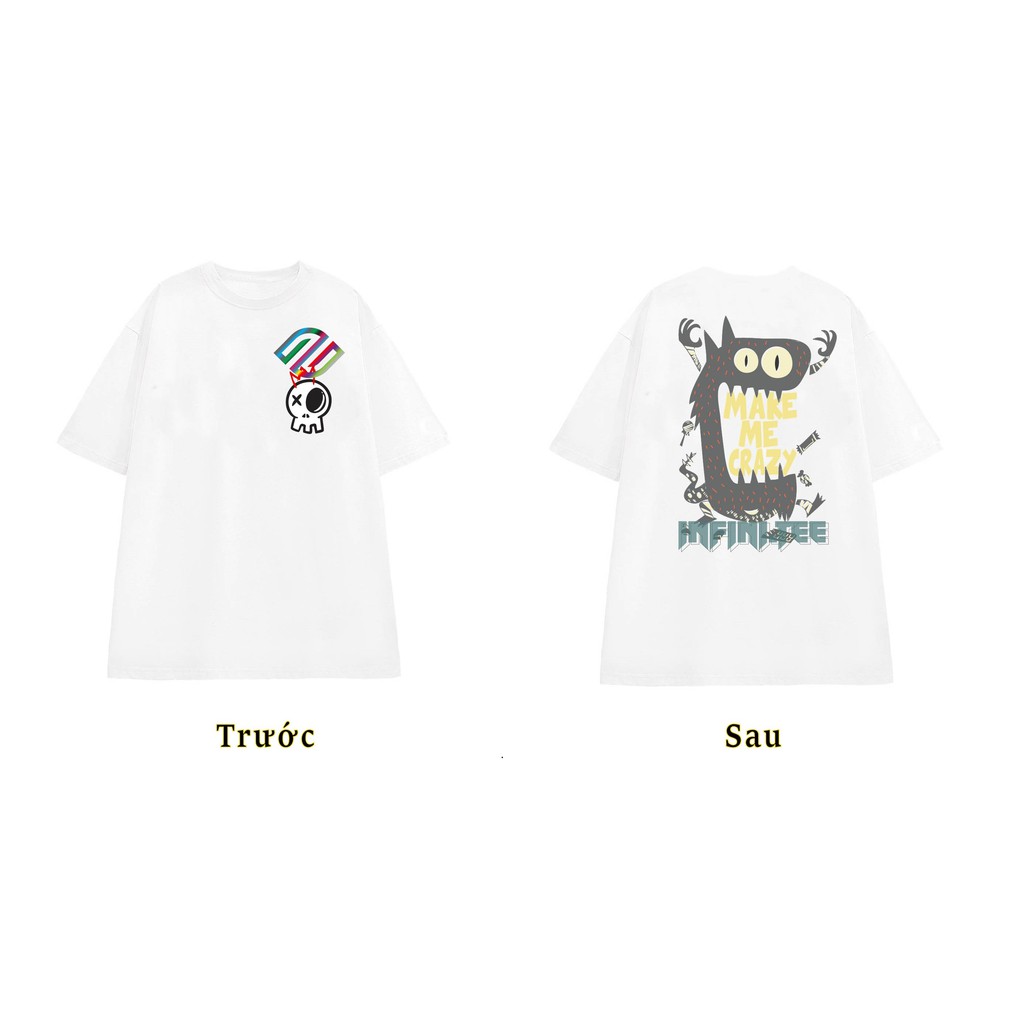 Áo thun INFINITEE Fni0001, Thun 100% Cotton - form rộng Unisex.