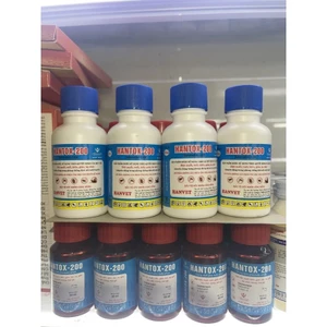 Sản phẩm xử lý bọ chét, ve giận, bọ chó mèo...Hantox-200 chai 100ml
