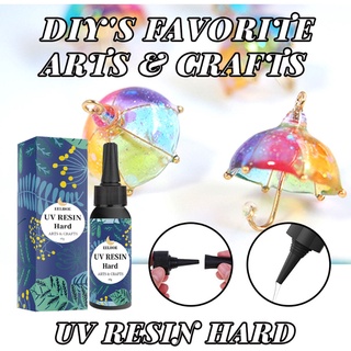 Kra UV Resin - 100g Pha Lê Trong Suốt Loại Cứng Keo UV Chữa Cho DIY Trang Sức Làm Thủ Công Trang Trí