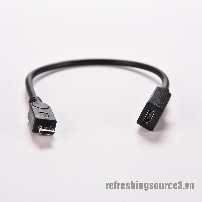 Cáp nối dài Micro Usb B đầu cắm/ cổng cắm 3 | Shopee Việt Nam