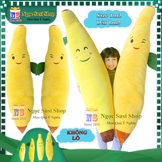 GẤU BÔNG GỐI ÔM TRÁI CHUỐI CUTE SIÊU TO KHỔNG LỒ BÁN LẺ GIÁ SỈ - THÚ BÔNG HÌNH TRÁI CHUỐI