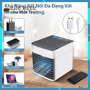 Quạt Đá Điều Hòa Hơi Nước Mini Để Bàn - Máy Điều Hòa Mini