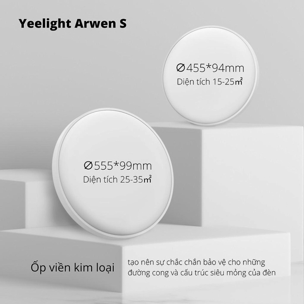 Mô tả Đèn Led Ốp Trần Thông Minh Yeelight Arwen S450 và S550 - 50W Led RGB - Hỗ trợ Homekit - BH 12 Tháng - 1