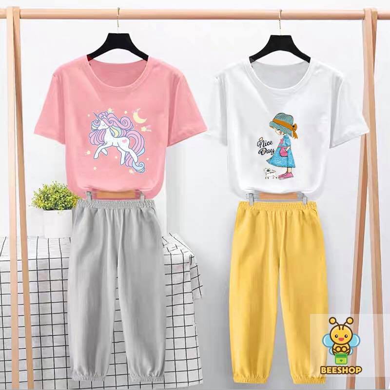 Quần dài bomber cho bé gái size đại Thời trang trẻ em Beeshop H24017