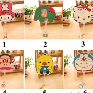 Quạt hình con vật dễ thương (5 cái)