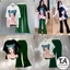 Set Áo Thun From Rộng Quần Ống Loe Cao Cấp - Set Dài Nữ Quần From Legging Phối Áo Phông 3D Phong Cách Hàn Quốc