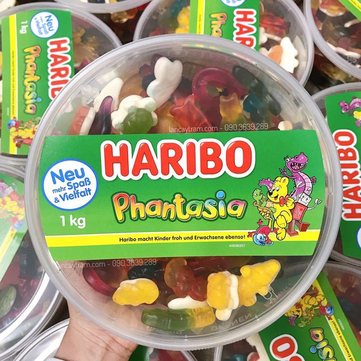 KẸO DẺO HARIBO 1KG - phantasia và colo-rado của đức