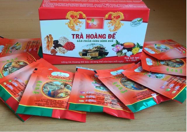 Trà Hoàng Đế Túi Lọc (2,5g x 30 gói) - Đặc sản Huế