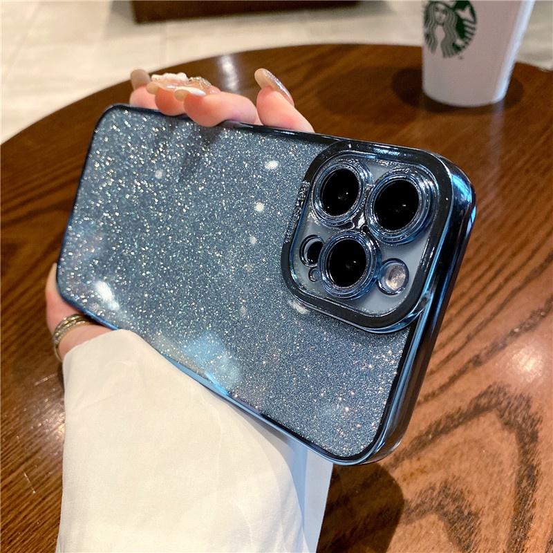 Ốp Điện Thoại Mềm Họa Tiết Gấu 6D Lấp Lánh Cho Iphone 13 12 11 Pro MAX 7+ 8Plus SE 2020 XR XS MAX XX