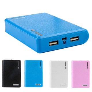 Dual USB  4x 18650 External Backup  Charger Box for Case For Ph