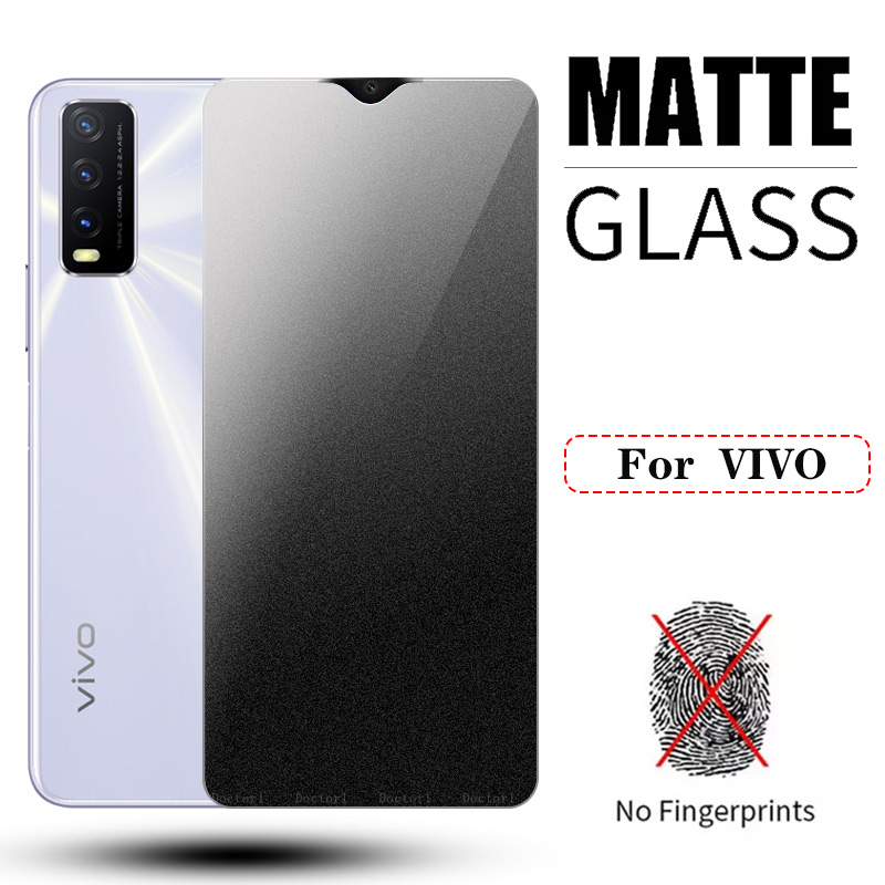 Kính cường lực mặt nhám chống bám vân tay cho VIVO V40 Lite V29E V27E V25 V25E Y19s Y15a Y15a Y15s Y53s V23E Y72 5G V21 V21E Y51 Y31 X50 Y20s Y20 Y12s V19 Neo V17 V15 V20 SE S1 Pro Y11 Y12 Y17 Y19 4G 5G