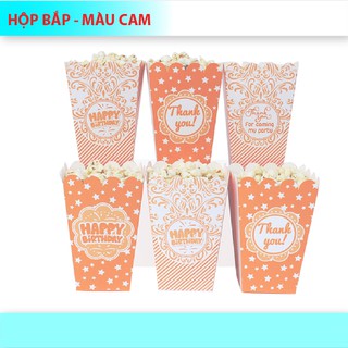 (7 Màu ) Hộp đựng bắp + tem cắm theo màu