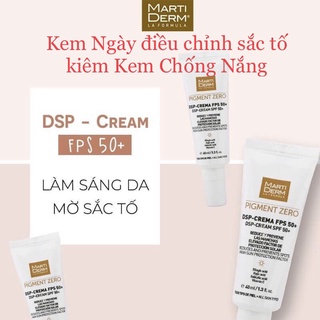 Bộ Sản Phẩm Làm Sáng & Mờ Đốm Sắc Tố - MartiDerm Pigment Zero DSP SPF50/DSP Renovation/DSP Illuminator