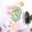 ST2 16 Chiếc Donut Lá Số Bóng Kem Kẹo Bóng Macaroon Bóng Sinh Nhật Nhu Cầu Bộ Lễ Hội Deco