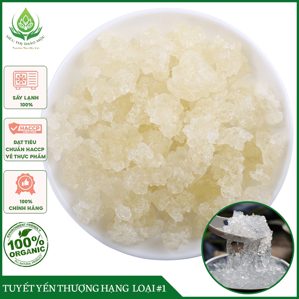 ✅[HÀNG LOẠI 1] Tuyết Yến Thượng Hạng Tự Nhiên Loại Sạch Dùng Nấu Chè Dưỡng Nhan Thanh Nhiệt Làm Đẹp