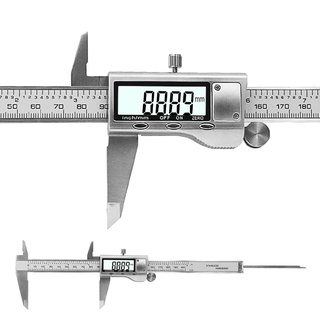 200mm 8 inch Caliper kỹ thuật số bằng thép không gỉ kỹ thuật số LCD Caliper Vernier Caliper Vận chuyển với gói bán lẻ