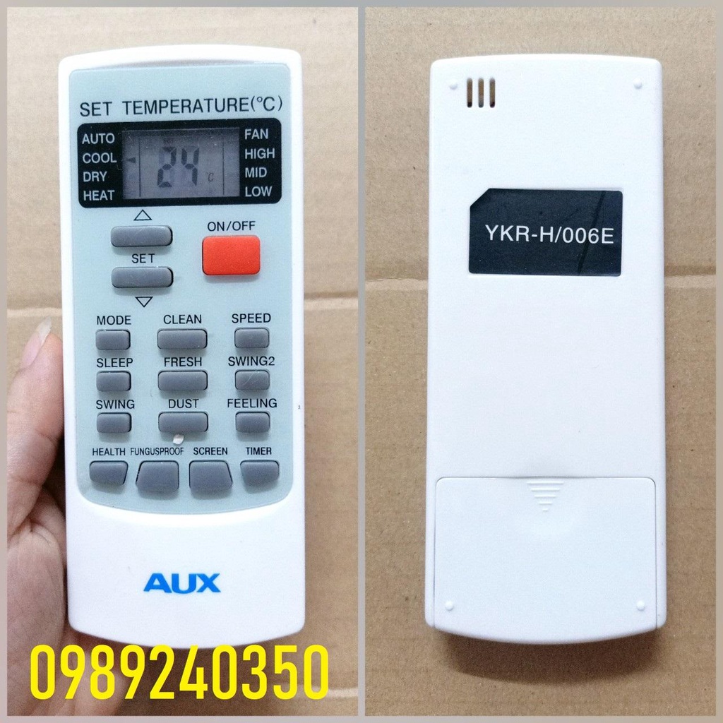 Remote Điều khiển điều hòa máy lạnh AUX 1 chiều, 2 chiều | Shopee