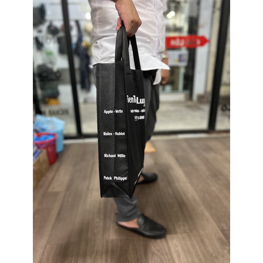 5 cái Túi vải đựng giày khổ 30cm x 25cm x 10cm