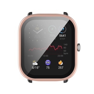 Ốp Bảo Vệ Mặt Đồng Hồ Thông Minh Huami Amazfit GTS 2 mini Bằng PC Cứng Kèm Kính Cường Lực
