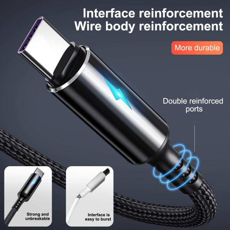 Ảnh Dây cáp sạc nhanh HDOORLINK cổng Micro USB/ Type C/ iOS 25cm thích hợp cho điện thoại 2
