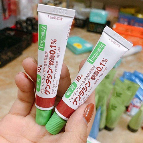 [ hộp 10 tuýp ] Kem Sẹo Gentacin Của Nhật Bản 10gr