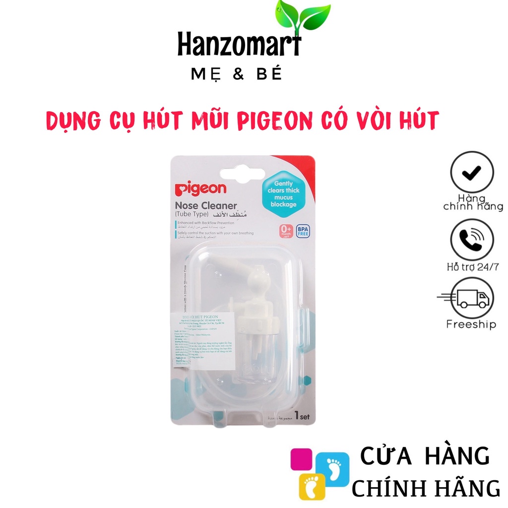 DỤNG CỤ HÚT MŨI PIGEON_VỆ SINH AN TOÀN CHO MŨI CỦA BÉ - hanzo2009