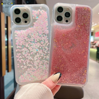 Dành Cho Samsung Galaxy A13 5G A24 A23 M23 F23 A33 A73 A53 5G A22 M32 4G A03 A03S Ốp Điện Thoại Quicksand Chất Lỏng Lấp Lánh Bling Sáng Bóng Trong Suốt Chống Sốc Vỏ Mềm
