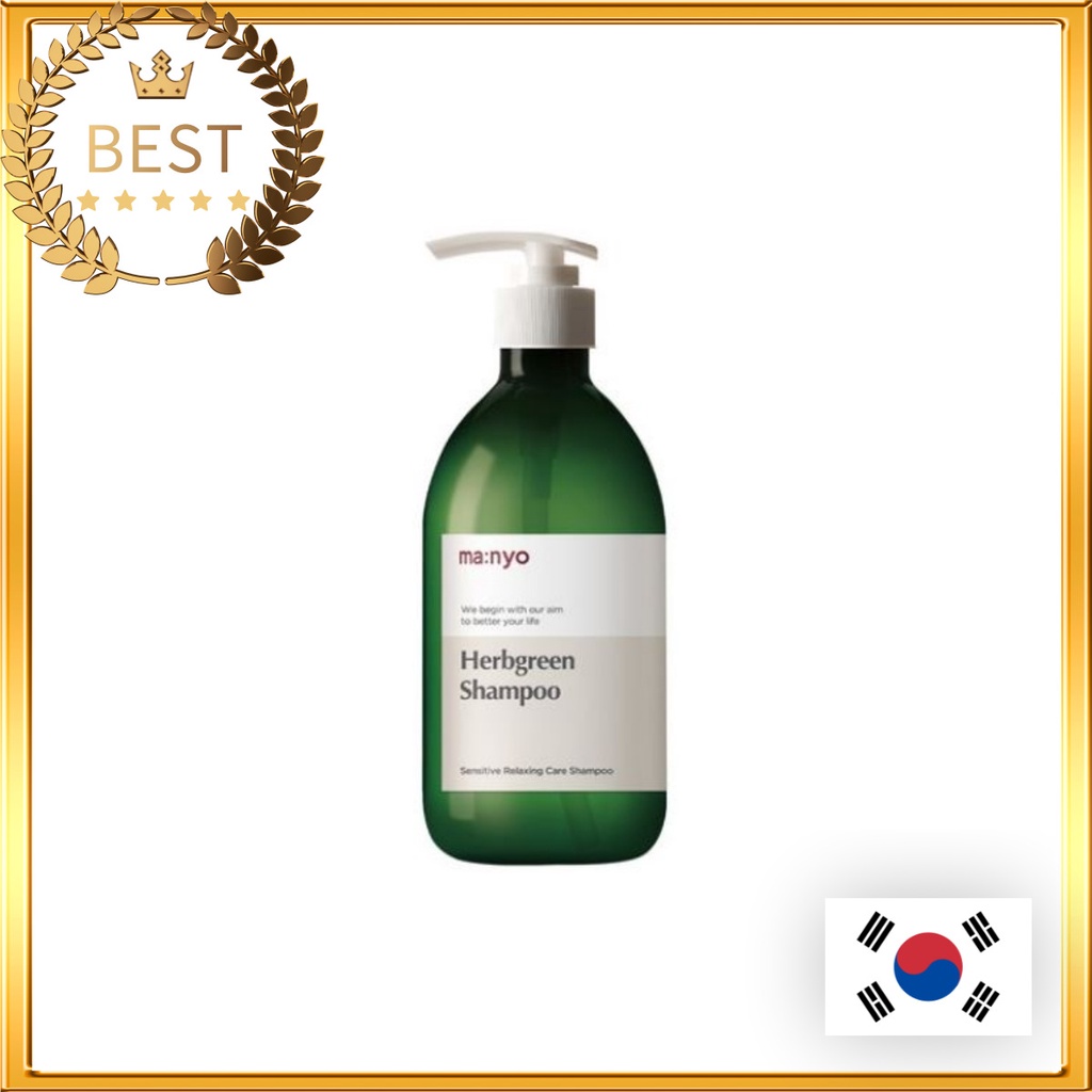 [Manyo Factory] Herb Green Shampoo 510ml Dầu Gội Đầu Thảo Dược Màu Xanh ...