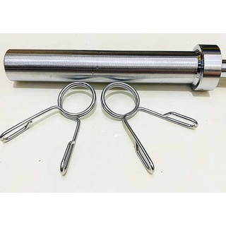 Thanh Đòn Tạ Inox 2m2 Phi 50 Nhập Khẩu Đại Nam Sport + Kèm 2 Khóa Tạ