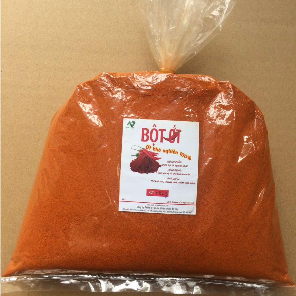 Ớt bột nghiền cay 500g
